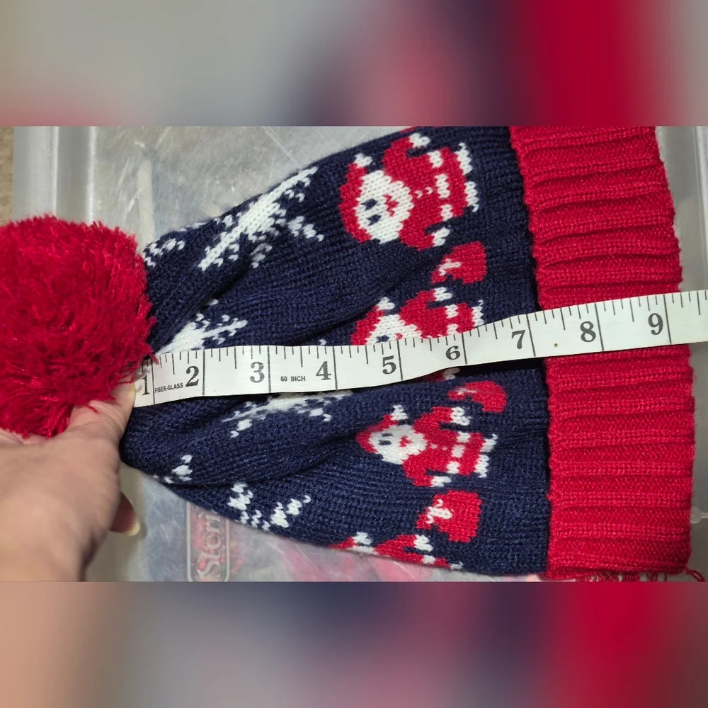 It's Our Time Knit Christmas Beanie Hat with The Scarf Set-One Size - Juniors